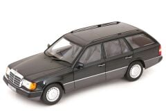 1/18 NOREV - Mercedes 300D T-Modell Estate S124 E-Class 1990 blue-black - 183960
