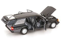 1/18 NOREV - Mercedes 300D T-Modell Estate S124 E-Class 1990 blue-black - 183960