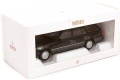 1/18 NOREV - Mercedes 300D T-Modell Estate S124 E-Class 1990 blue-black - 183960
