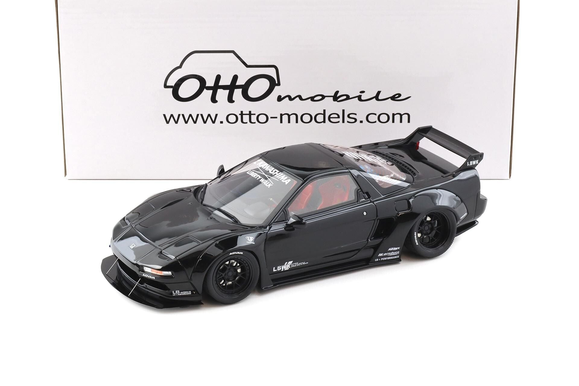 1:18 OTTO mobile OT1211 LB-Works Honda NSX NA1 Coupe black 2020