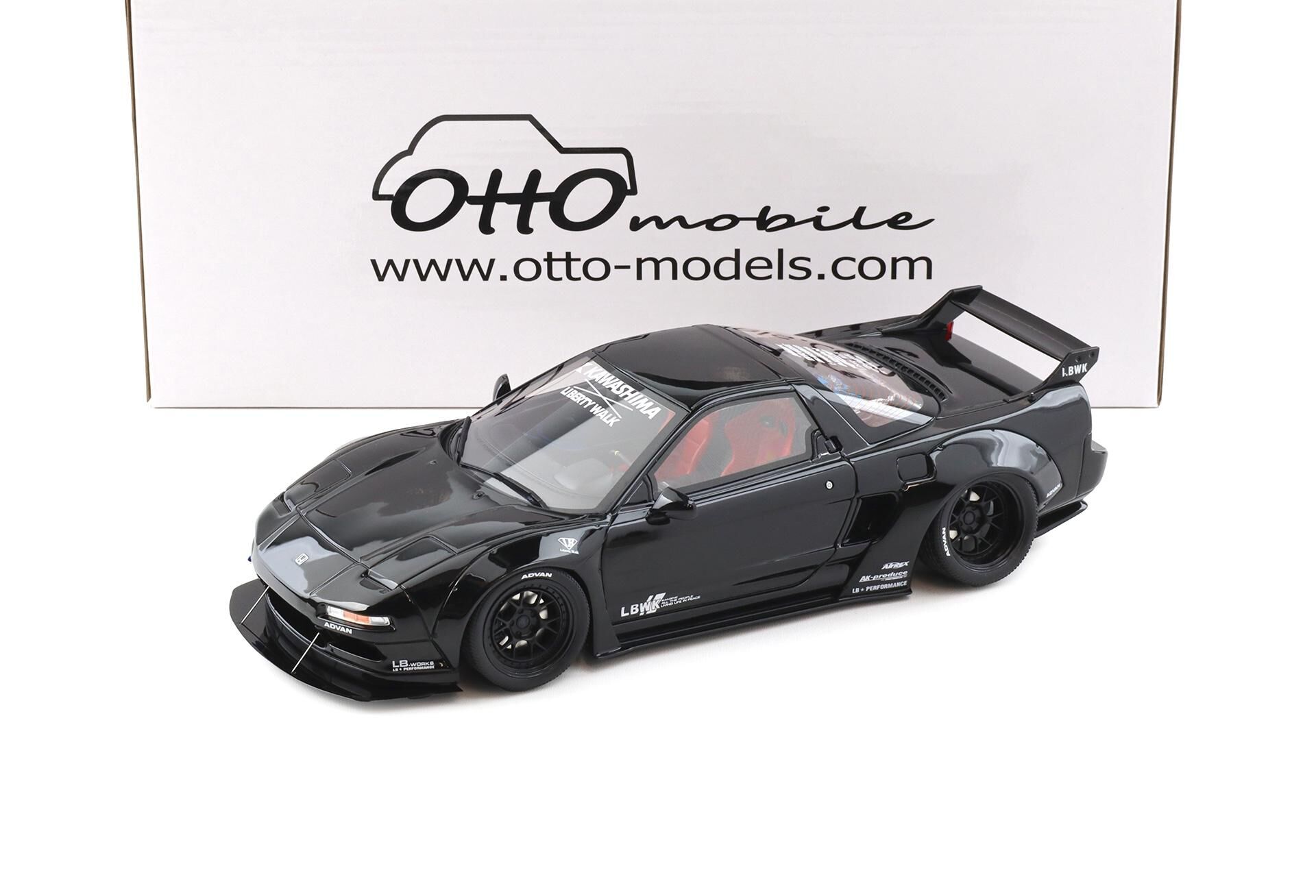 1:18 OTTO mobile OT1211 LB-Works Honda NSX NA1 Coupe black 2020