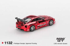Mini GT 1/64 Toyota Supra (A80) Top Secret GT-300 Top Secret Red Chrome