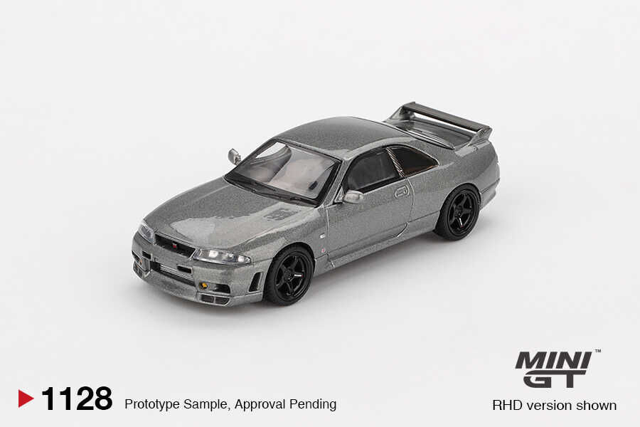 Mini GT 1/64 NISSAN Skyline GT-R Dark Metal Gray (NISMO BCNR33 CRS Version) MGT01128