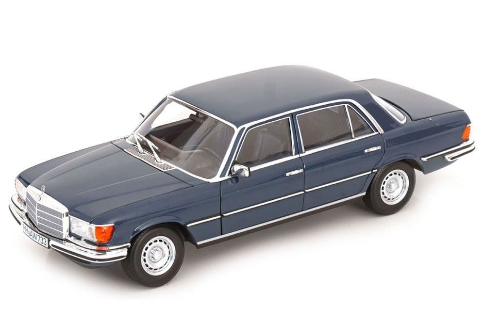 1:18 Norev 1979 Mercedes Benz 350 SEL W116 Hansa Blue