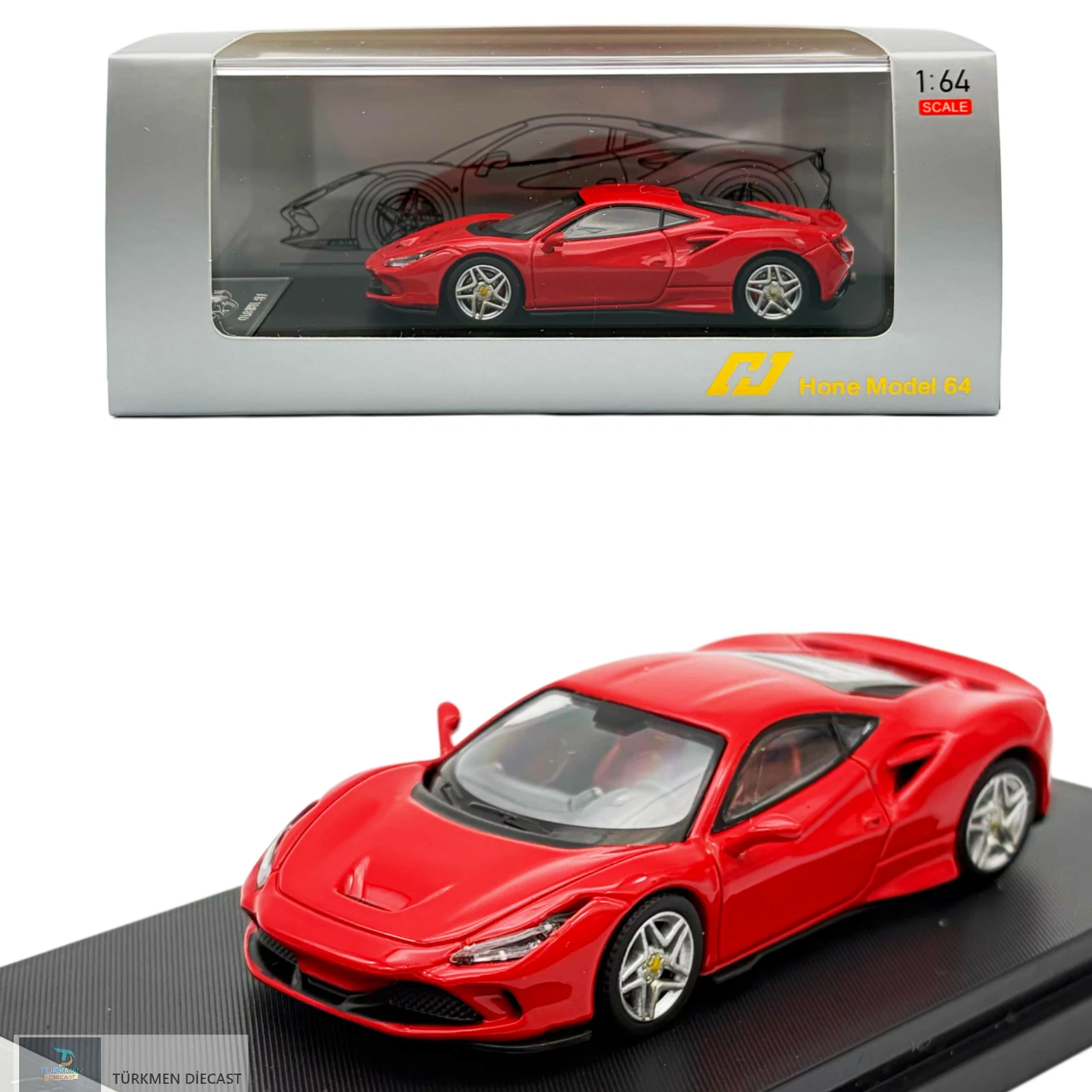 Hone model 64 1:64 Ferrari F8 Tributo