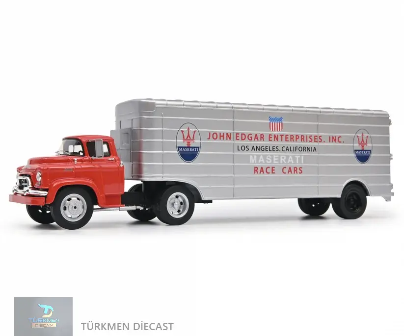Schuco 1:43 Gmc Truck Team John Edgar Maserati Car Transporter 450918200