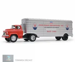 Schuco 1:43 Gmc Truck Team John Edgar Maserati Car Transporter 450918200