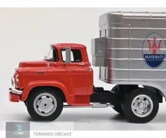 Schuco 1:43 Gmc Truck Team John Edgar Maserati Car Transporter 450918200